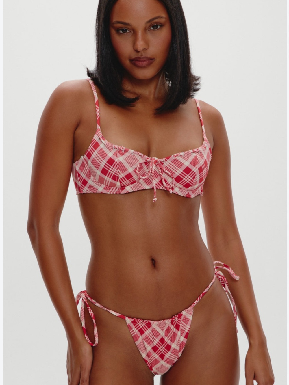 Frankie’s bikinis plaid set